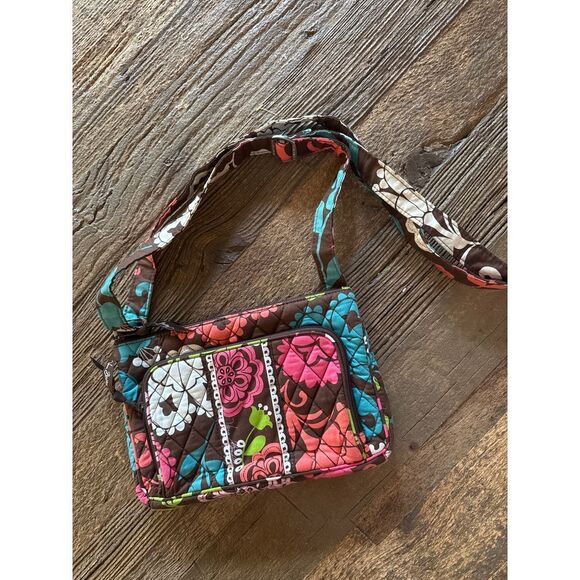 Vera Bradley Handbags - Vera Bradley Quilted Floral Crossbody Bag